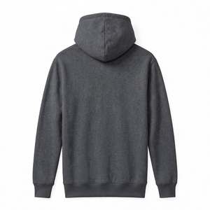 <b>Men's</b> Heavyweight Dark <b>Grey</b> Cotton Pullover Hoodie Custom Geometric Graphic Print Street wear Fleece <b>Sweatshirt</b> Winter Casual - Product Image 2