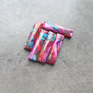 Turquesa Rosa Espinosa en Forma Rectangular, Gema Calibrada: Piedra de Calidad AAA+ con Reverso Plano, Todos los Tamaños Disponibles para Venta al Por Mayor - Product Image 4