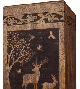 Urnas de Cremación de Madera Natural Ecológicas de Estilo Americano Moderno Hechas a Mano de Súper Calidad - Product Image 4