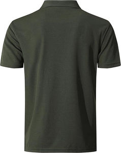 Chemises tactiques à manches longues à séchage rapide, 3 boutons, anti-rides, pour hommes, 100% polyester piqué - Product Image 4