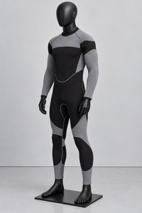 Traje de Neopreno de 3mm con Cremallera Frontal, Manga Larga, de una Pieza, Protección UV, para Surf, Buceo y Pesca - Product Image 6