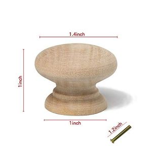 Pomos de puerta de madera natural, elegantes tiradores de cajón, herrajes de gabinete hechos a mano para cocina, armario y despensa - Product Image 5