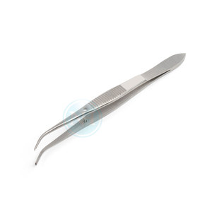 Pinzas para Tejidos de Calidad Superior 1x2 Dientes Curvas Delicadas de Acero Inoxidable - Product Image 5