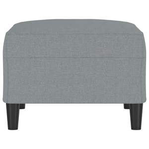 Tabourets et poufs en tissu gris clair 27.6 "x 21.7" x 16.1 "Tabourets et poufs - Product Image 4