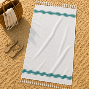 Turkish Beach <b>Towel</b> 100% Cotton Fouta <b>Towel</b> Yarn Dyed Striped Lightweight <b>Hammam</b> <b>Towel</b> for Wholesale in India. - Product Image 1