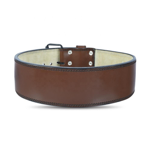 Ceinture de musculation réglable avec logo personnalisé, 10 mm/13 mm, cuir véritable, protection professionnelle, respirante, légère - Product Image 4