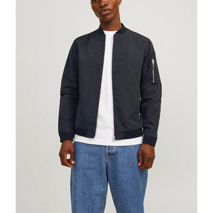 Chaqueta Bomber de Lujo para Hombre, con Logotipo Personalizado Bordado, de Invierno, de Nailon y Poliéster Impermeable, con Cuello Acanalado, Chaqueta Acolchada Estilo Béisbol - Product Image 5