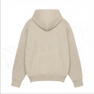 เสื้อฮู้ดดี้ผู้ชายทรงโอเวอร์ไซส์ ยี่ห้อ North Approach มีซิปด้านหน้า กระเป๋าเสื้อสีพื้นเรียบง่าย สวมใส่สบาย ผลิตจากผ้าฝ้าย 100% เฟรนช์เทอร์รี่ - Product Image 2