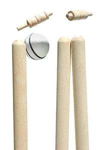 Cricket Wickets Set Heavy Duty Wooden Stumps And Bails For Club Level Practice And International Matches - Product Image 2