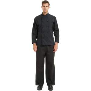 2025 Manteau de chef unisexe à 10 nœuds Ustensiles de qualité supérieure pour chefs professionnels et cuisiniers à domicile - Product Image 3