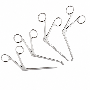 Ensemble de pinces nasales Weil Blakesley certifiées CE, 4 pièces, en acier inoxydable, instruments chirurgicaux ORL pour la coupe osseuse, réutilisables - Product Image 1