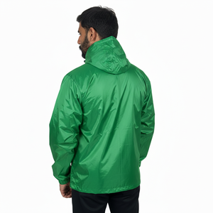 Veste coupe-vent légère et imperméable pour homme, avec capuche, respirante, en polyester, pour la randonnée et les activités de plein air. - Product Image 6
