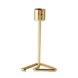 Support à bougies en métal élégant pour table, centre de table, décoration intérieure - Product Image 6