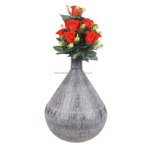 Florero de botella de Metal azul de tendencia caliente muy demandado para decoración del hogar, oficina, sala de estar, decoración de esquina - Product Image 6