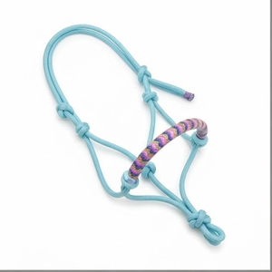 Cuerda de Turquesa Trenzada para Brida de Caballo |   Correa de Nylon Resistente para Entrenamiento de Ganado, Equipo Ecuestre Suave y Práctico - Product Image 1