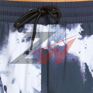 Shorts de bain personnalisés pour garçons, 100 % polyester tissé, motif dessin animé, séchage rapide, cordon de serrage, taille mi-haute - Product Image 4