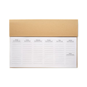Calendario promozionale Versatile pianificatore da tavolo settimanale personalizzabile Memweek - Product Image 3