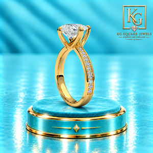 Elegante Anillo de Compromiso con Diamante Cultivado en Laboratorio, Corte Pera, en Oro Rosa, con Certificación IGI, Halo Oculto y Engaste de Puntas - Product Image 3