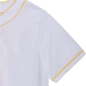 Camiseta de Béisbol Moderna - Ropa Deportiva de Malla Estilo Hip Hop - Camisa Casual Transpirable con Botones para Hombre - Product Image 5