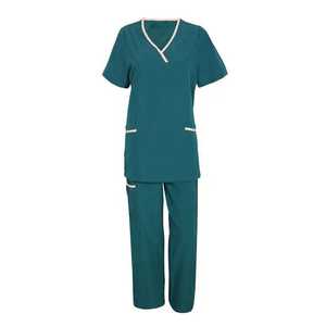 Mens Womens Nursing Scrub Suits Cotton Blends Twill Multi-Pocket Pants Hospital <b>Doctors</b> Jackets Needle Detection Fully - Product Image 4