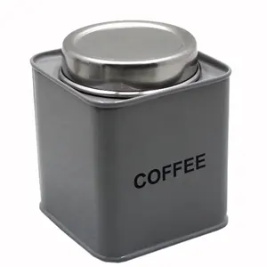 Kutu kutusu toptan toplu sıcak satış paslanmaz çelik kahve baskı kutusu Modern tasarım özelleştirilmiş