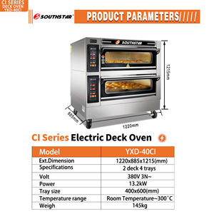 Four à sole Southstar, équipement de boulangerie très vendu pour la cuisson de pizzas, pains et biscuits - Product Image 6