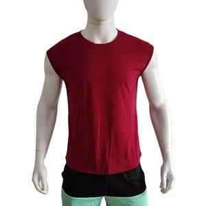 Custom <b>Men</b> Casual Sleeveless Muscle Tank Top Solid Color 100% Cotton <b>Gym</b> <b>Vest</b> Bodybuilding Fitness Workout Training Singlet <b>Gym</b> - Product Image 2