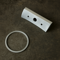 Profils en aluminium 6063 de la série 6000 du fabricant CNC, finition argentée, pour jantes de vélo et portes, revêtement poudré, certifié ISO9001, traitement par cintrage