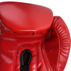 ถุงมือชกมวย Fairtex รุ่นขายดีที่สุด สำหรับการต่อสู้ระดับมืออาชีพ สีแดง หนังแท้ สำหรับมวยไทย คิกบ็อกซิ่ง แบบมีสายรัด Fairtex - Product Image 6
