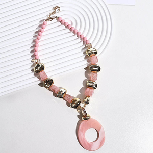 Tendencias 2024: Collar de Moda para Mujer, Cadena de Resina Acrílica, Collar con Cuentas Grandes y Variadas - Product Image 5