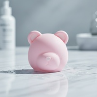 BOOSTER PRO K-Beauty OEM, étui en plastique pour soins de la peau coréen, hydratant, tête d'ours rose avec Centella Asiatica comme ingrédient principal
