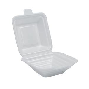 Supplier Disposable White Color PS Foam <b>Food</b> <b>Container</b> Take Away Lunch Box Hamburgers Export From Viet Nam - Product Image 1