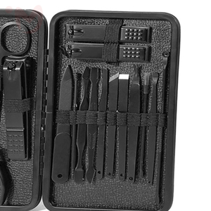 Kit de manucure et pédicure 18 pièces en acier inoxydable, outils de soin des ongles, ensemble de beauté professionnel - Product Image 2