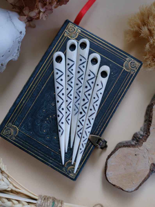 Agujas de Hueso Natural Pulido de Alta Calidad para Coser, Bordar, Hacer Joyería y Manualidades, Ecológicas - Product Image 6