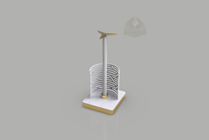 Boîte à mouchoirs de luxe moderne en acier inoxydable, non pliable, personnalisable, sur pied, pour salle de bain en Palestine - Product Image 4