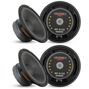 Paire de subwoofers 5 cœurs 6,5 pouces en polypropylène/cuivre 500W pour voiture, woofer audio 4 ohms, haut-parleur de remplacement pour basses profondes - Product Image 1