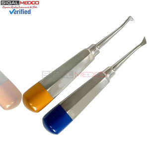 Juego de 2 Elevadores de Extracción de Raíces Molares Cryer, Izquierdo y Derecho, de Acero Inoxidable, Instrumentos Médicos Dentales Quirúrgicos - Product Image 2