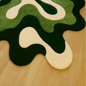 Abstract Luxury Hand Tufted Area Rug Designer Rug Wool Rug Cozy Rug Modern Luxury Home Rug for Living Room Bed Room Home Decor - Product Image 6
