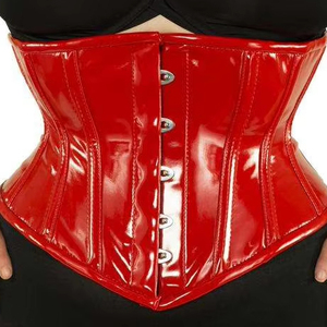 Nouvel Arrivage pour Femme : Corset Bustier Sexy sans Bretelles, Sculptant et Amincissant, en Tissu Jersey Respirant, à Maintien Moyen, Effet Push-Up, Style Vintage - Product Image 1