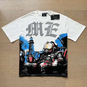 Camisetas de Algodón 100% de Alta Calidad, Camiseta de Manga Corta con Diseño de Diamantes, Ropa Urbana Y2K, Camisetas con Estampado Gráfico para Hombre, Camisetas Mixtas con Emociones para Hombre - Product Image 1