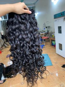 CDYHAIRVN Cabello Humano Rizado Italiano de Color Negro Natural, Extensiones de Una o Dos Capas para Mujeres, Uso Diario, Sin Caída - Product Image 4