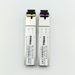 ตัวรับส่งสัญญาณ SM-1.25G-120-SC 1.25G ตัวรับส่งสัญญาณ symco SMF SFP โมดูล1490nm 1550nm SC UPC โหมดเดียวโมดูลใยแก้วนำแสง DDM 120กม. - Product Image 2