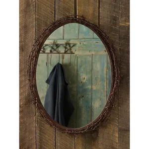 Handmade Metal <b>Frame</b> Wall Mirror Modern Premium Artistic Decorative Mirror for Contemporary Living Room Bedroom Office Entryway - Product Image 2