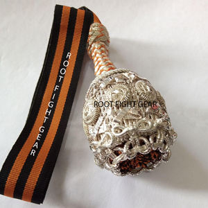 Fait à la main de haute qualité épée noeud fil de lingot blanc métal gland conception pour équipement de défense personnelle uniforme tactique - Product Image 2