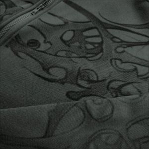 Sweat à capuche surdimensionné en coton délavé à l'acide de qualité supérieure, respirant, pour homme, avec broderie, style vintage streetwear, fermeture éclair, Denish Sports - Product Image 5