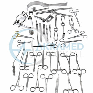 Juego de Instrumentos de Cirugía Pediátrica Básico de 38 Piezas, Kit Quirúrgico de Acero Inoxidable, Certificado CE, Herramientas Médicas Reutilizables, Manual Clase I - Product Image 2