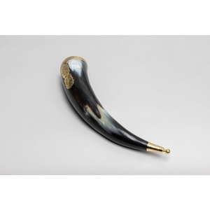 Corne à boire viking écologique, faite à la main, sans danger pour les aliments, avec support, en corne de buffle, forme naturelle et taille personnalisée, prix abordable - Product Image 3