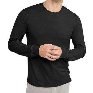 T-shirt polyvalent à manches longues pour homme, design personnalisé, décontracté, pour entraînement professionnel en salle de sport, vêtements de sport, nouveau style 2026 - Product Image 1