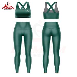 Ropa Deportiva de Alta Calidad para Mujer, Conjuntos de Yoga para Gimnasio, Sublimados, de Poliéster y Elastano, 2 Piezas, Ropa de Ejercicio para Gimnasio - Product Image 1