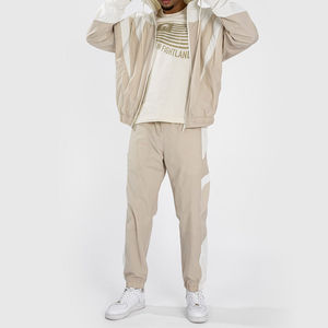 Outdoor Breathable Waterproof Hooded <b>Jacket</b> Pants Set Men <b>Women</b> Lightweight Windproof Winter Sports Tracksuit Color Blocking Ski - Product Image 5